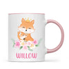 Royal Fox Family-Personalised Kids Mug