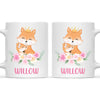 Royal Fox Family-Personalised Kids Mug