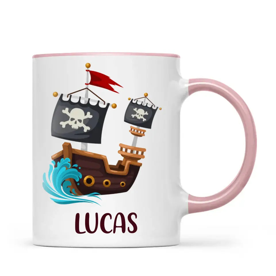 Pirate's Treasure Hunt-Personalised Kids Mug