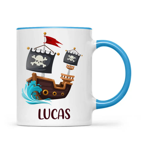 Pirate's Treasure Hunt-Personalised Kids Mug