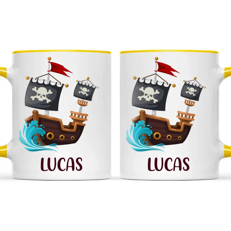 Pirate's Treasure Hunt-Personalised Kids Mug