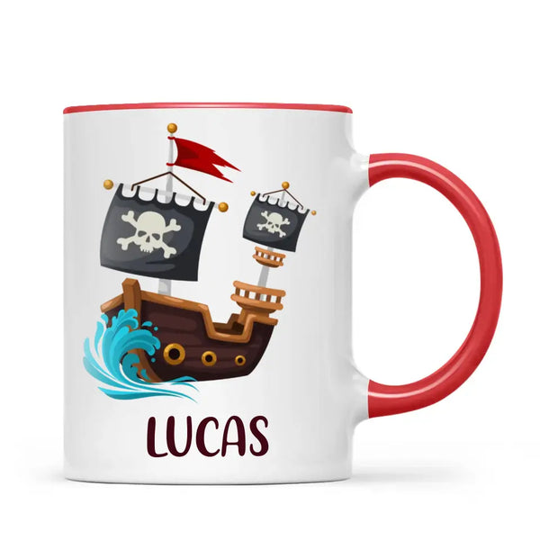 Pirate's Treasure Hunt-Personalised Kids Mug