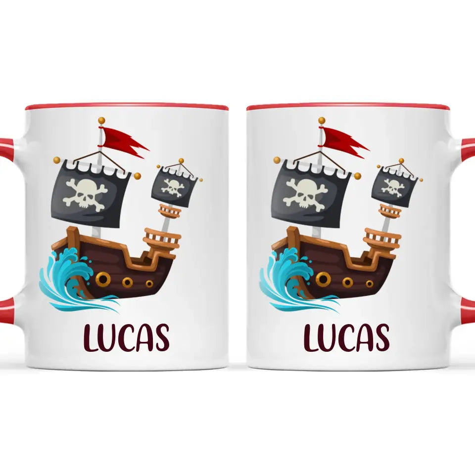 Pirate's Treasure Hunt-Personalised Kids Mug