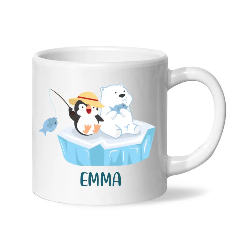 Arctic Buddies-Personalised Kids Mug