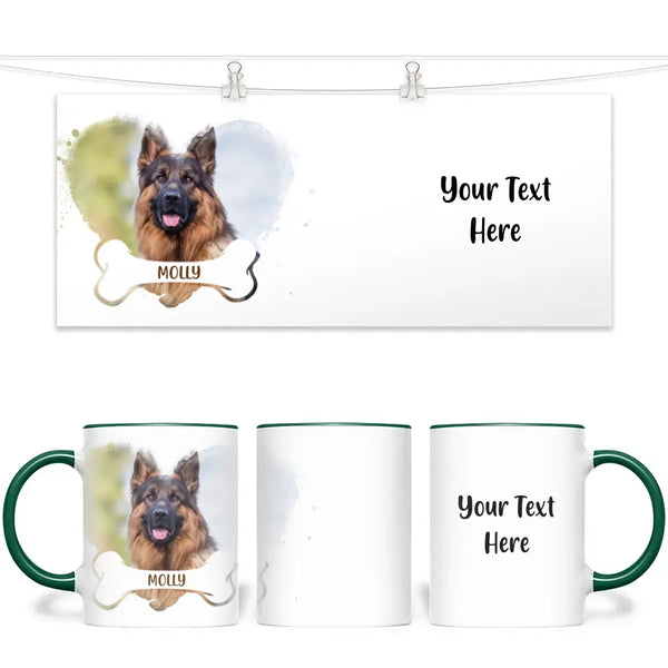 "Doggy Love" Personalized Dog Photo Mug