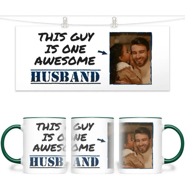 This Guy is one Awesome Husband Personalized Mug