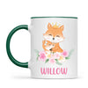 Royal Fox Family-Personalised Kids Mug