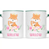 Royal Fox Family-Personalised Kids Mug