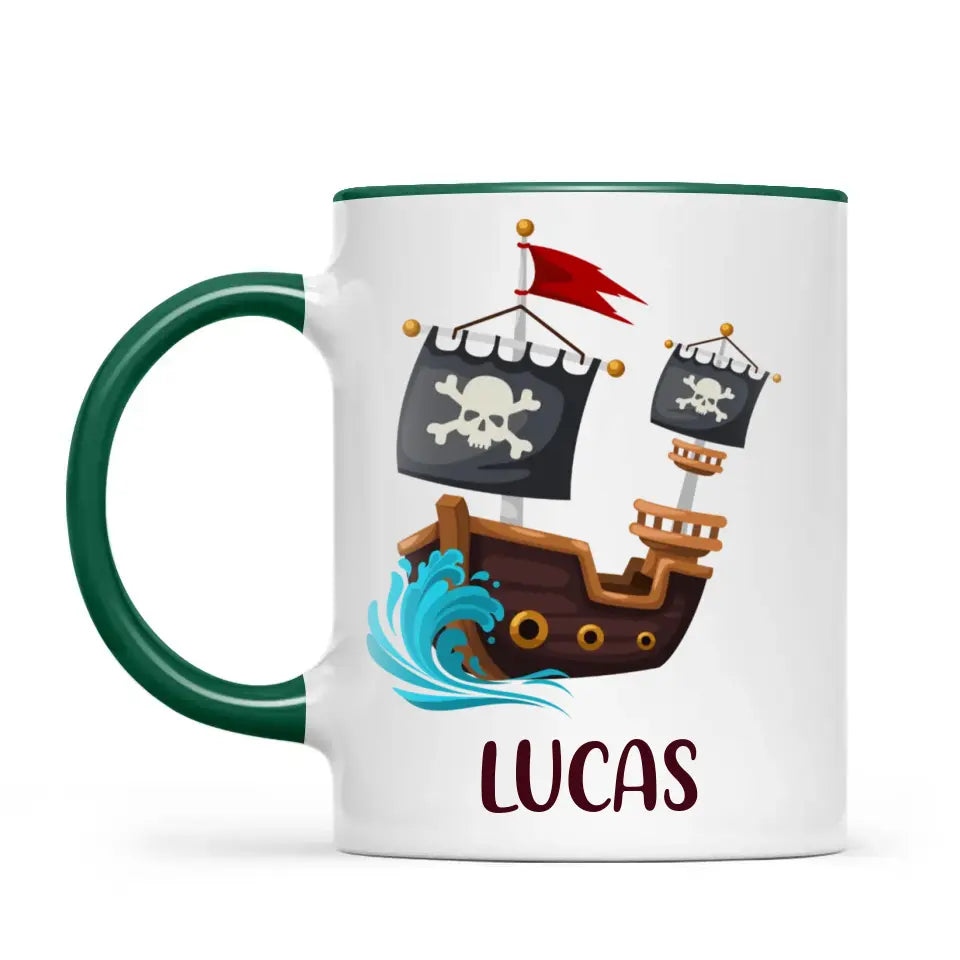 Pirate's Treasure Hunt-Personalised Kids Mug