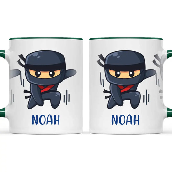 Ninja Warrior-Personalised Kids Mug