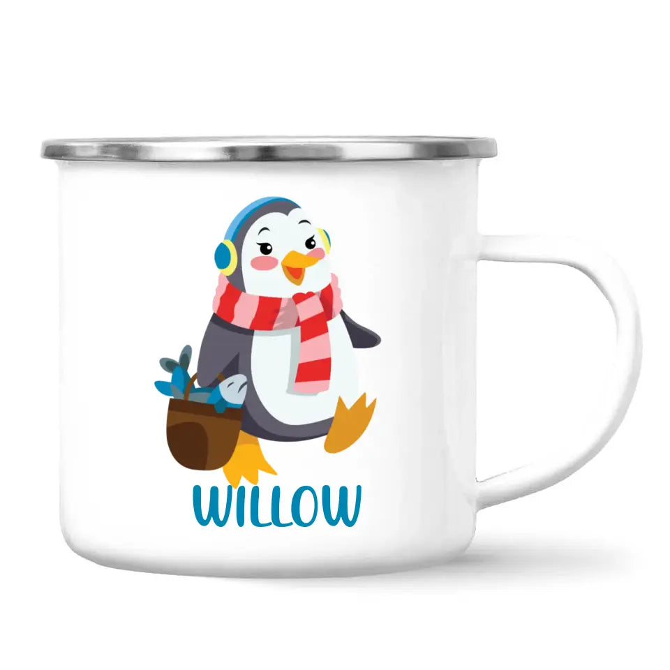 Penguin Adventures-Personalised Kids Mug