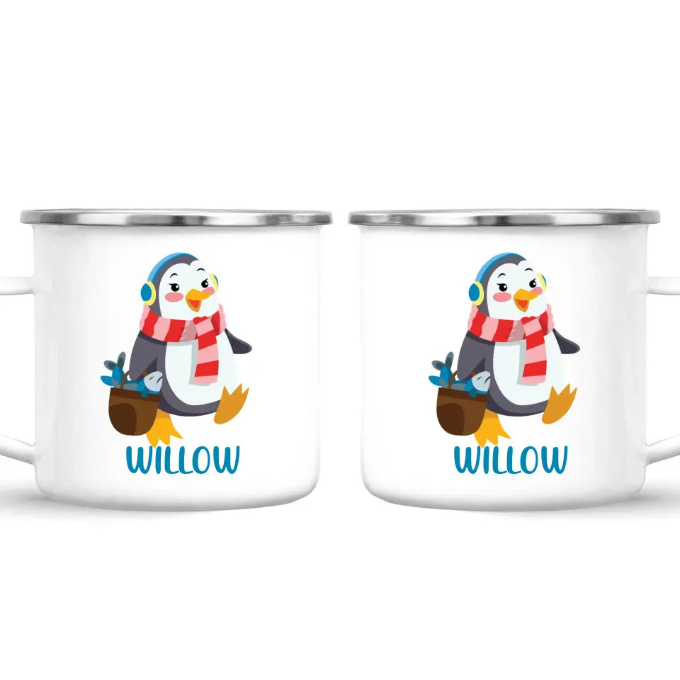 Penguin Adventures-Personalised Kids Mug