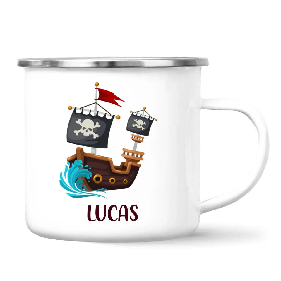 Pirate's Treasure Hunt-Personalised Kids Mug