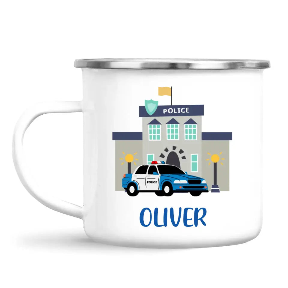 Police Heroes-Personalised Kids Mug