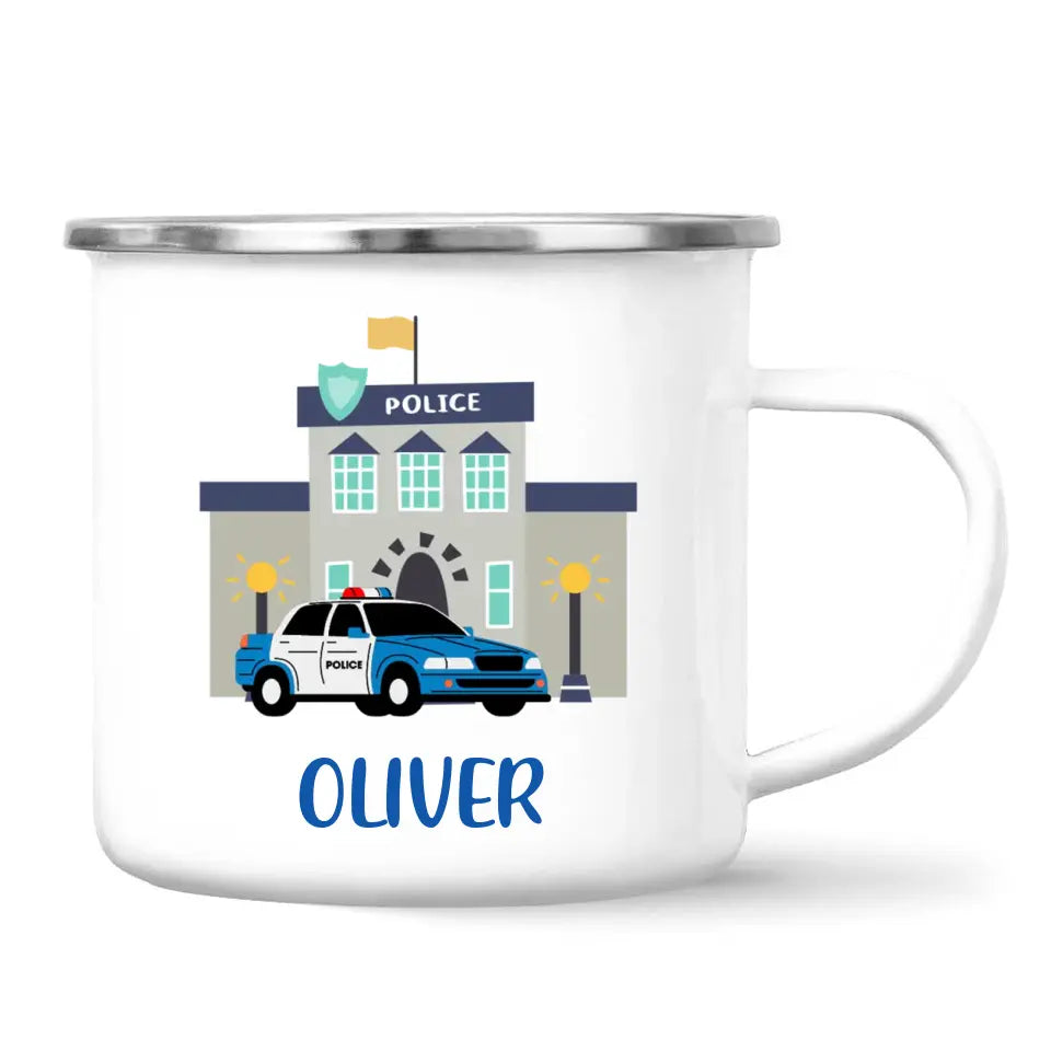 Police Heroes-Personalised Kids Mug