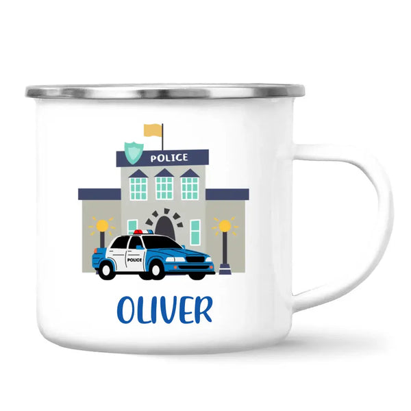 Police Heroes-Personalised Kids Mug