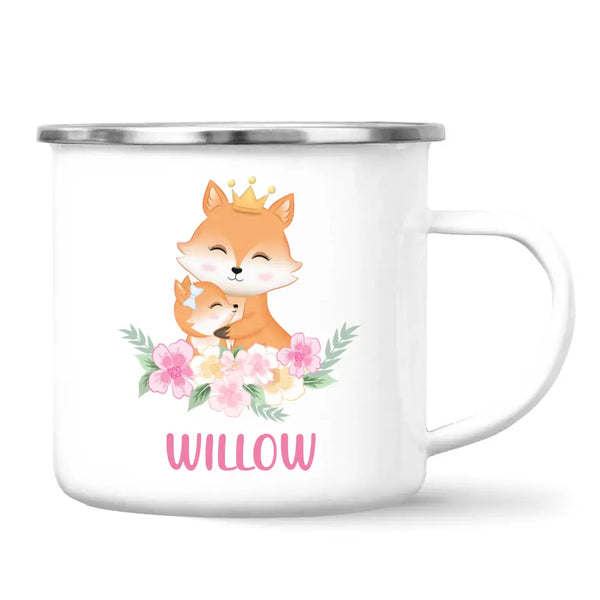 Royal Fox Family-Personalised Kids Mug