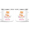 Royal Fox Family-Personalised Kids Mug