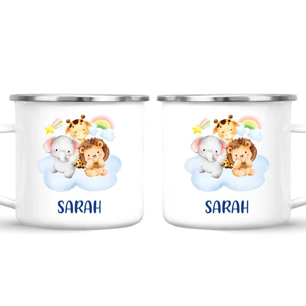 Safari Friends-Personalized Kids Mug