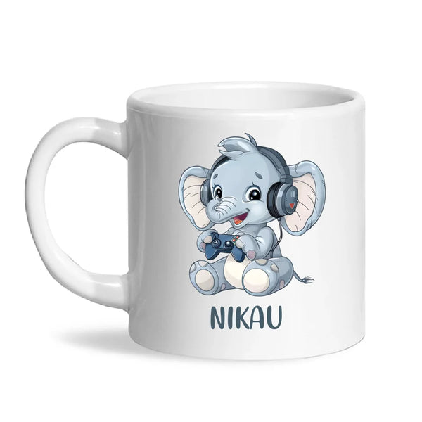 Elephant Elite Player - Personalised Kids Mug