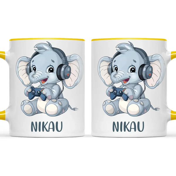 Elephant Elite Player - Personalised Kids Mug