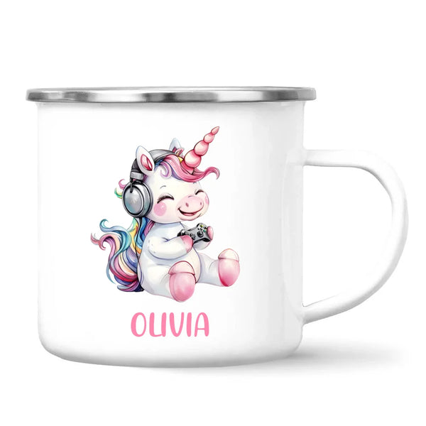 Gamer Unicorn Funzone - Personalised Kids Mug