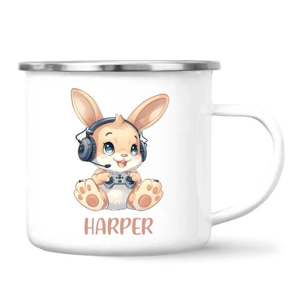 Gamer Bunny Funzone - Personalised Kids Mug