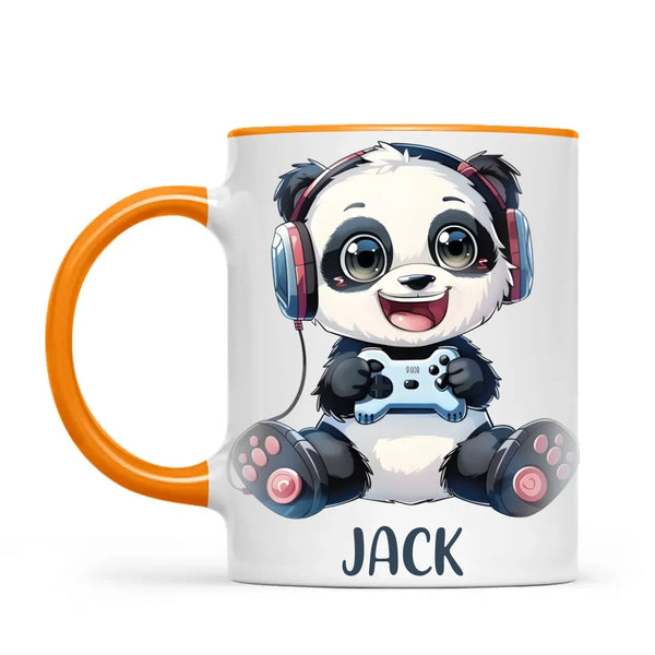 Panda Gamer Adventure - Personalised Kids Mug