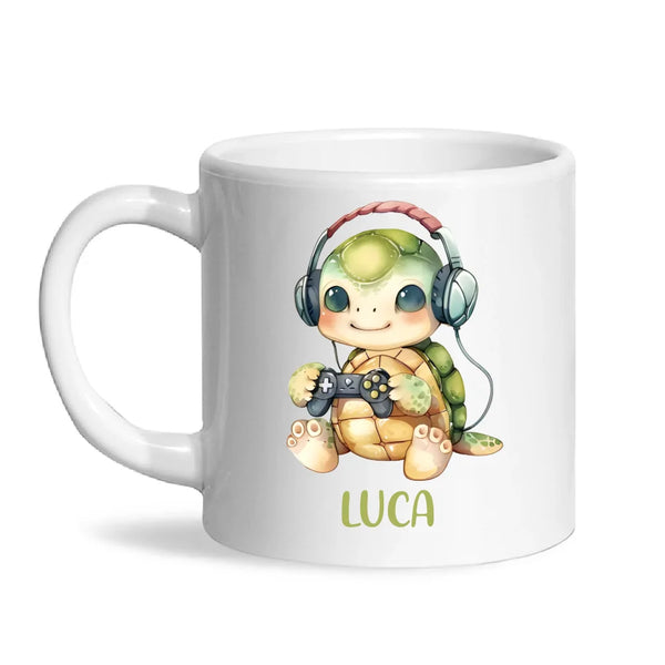 TurtleTrek Gamer - Personalised Kids Mug