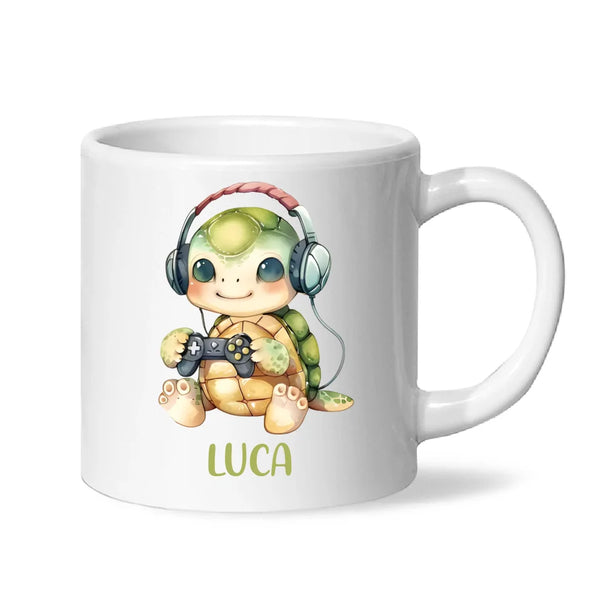 TurtleTrek Gamer - Personalised Kids Mug