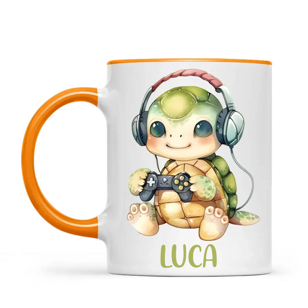 TurtleTrek Gamer - Personalised Kids Mug