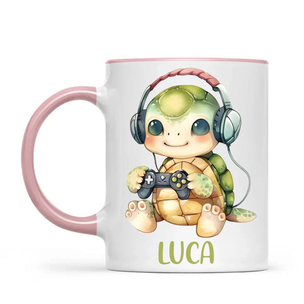 TurtleTrek Gamer - Personalised Kids Mug