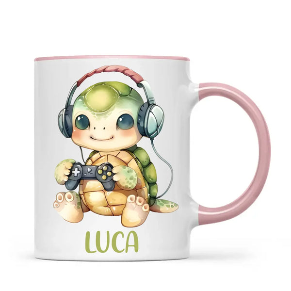 TurtleTrek Gamer - Personalised Kids Mug