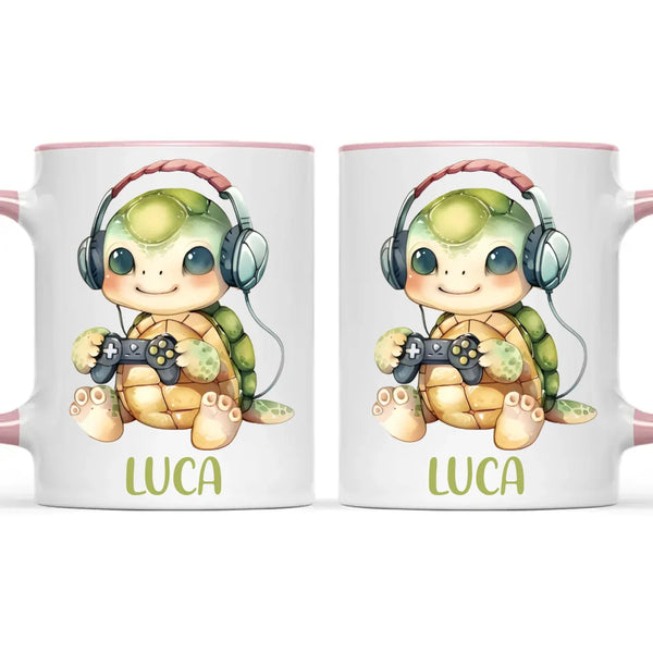 TurtleTrek Gamer - Personalised Kids Mug