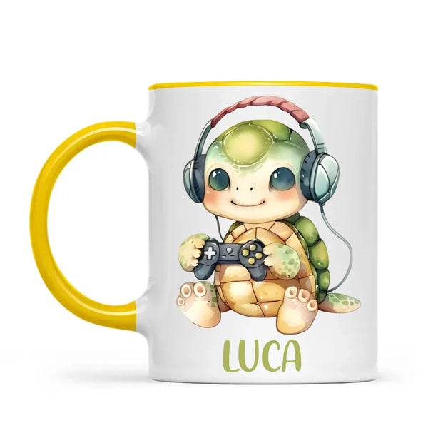 TurtleTrek Gamer - Personalised Kids Mug