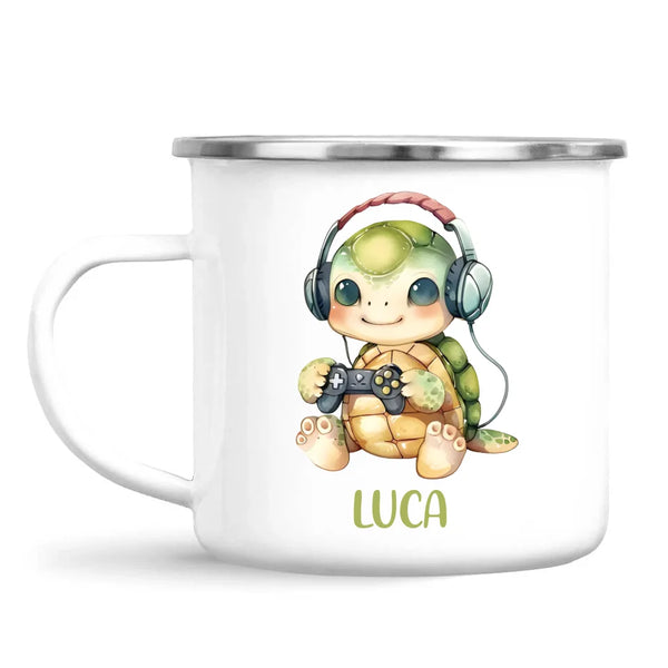 TurtleTrek Gamer - Personalised Kids Mug