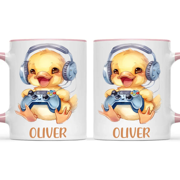 Duckling Dynamo Gamer - Personalised Kids Mug