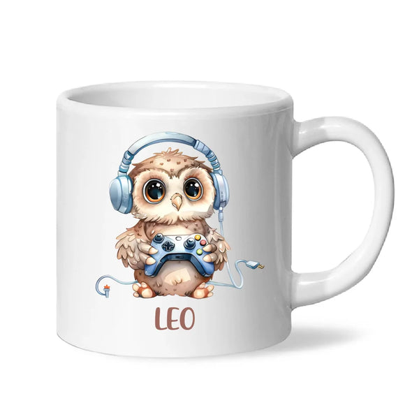 Owl Gaming Oasis - Personalised Kids Mug