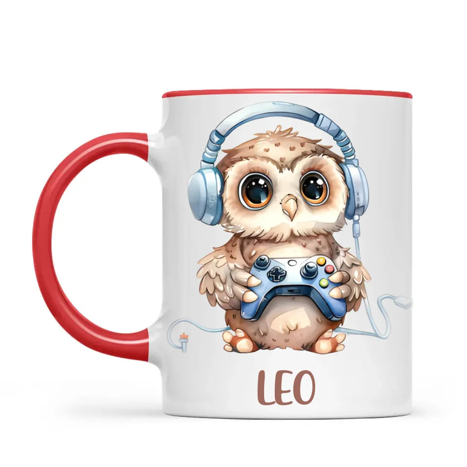 Owl Gaming Oasis - Personalised Kids Mug