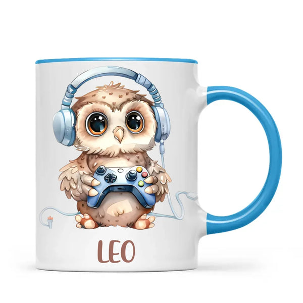 Owl Gaming Oasis - Personalised Kids Mug