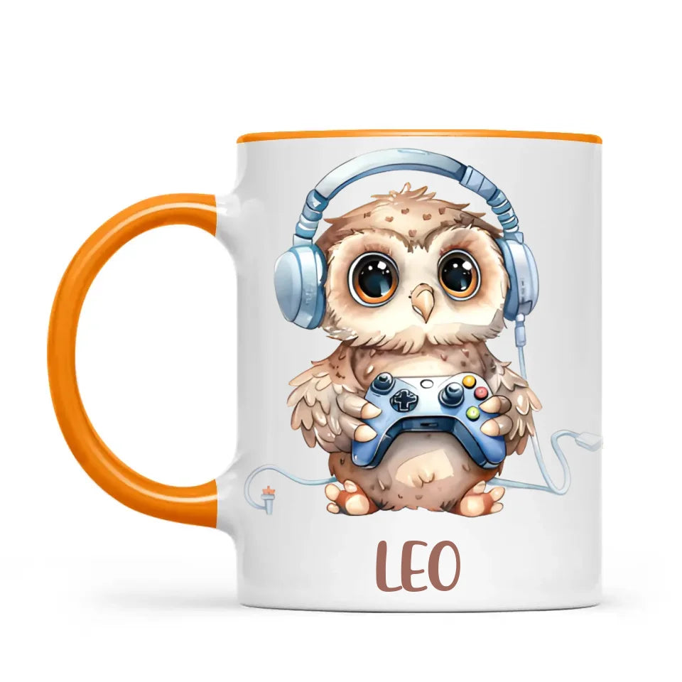 Owl Gaming Oasis - Personalised Kids Mug