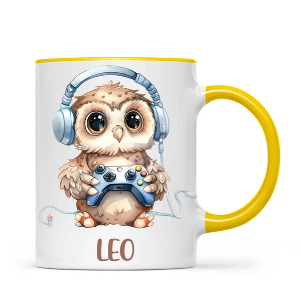 Owl Gaming Oasis - Personalised Kids Mug