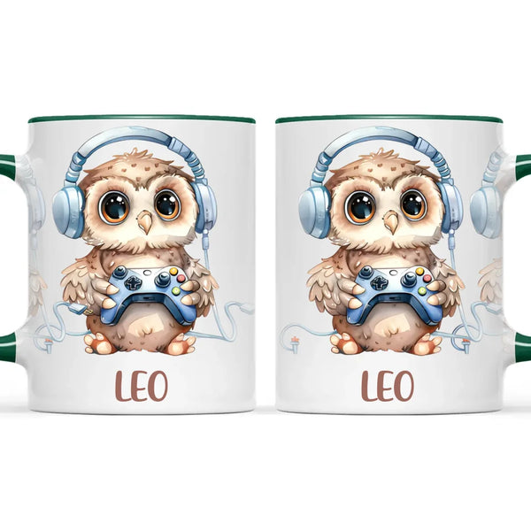 Owl Gaming Oasis - Personalised Kids Mug