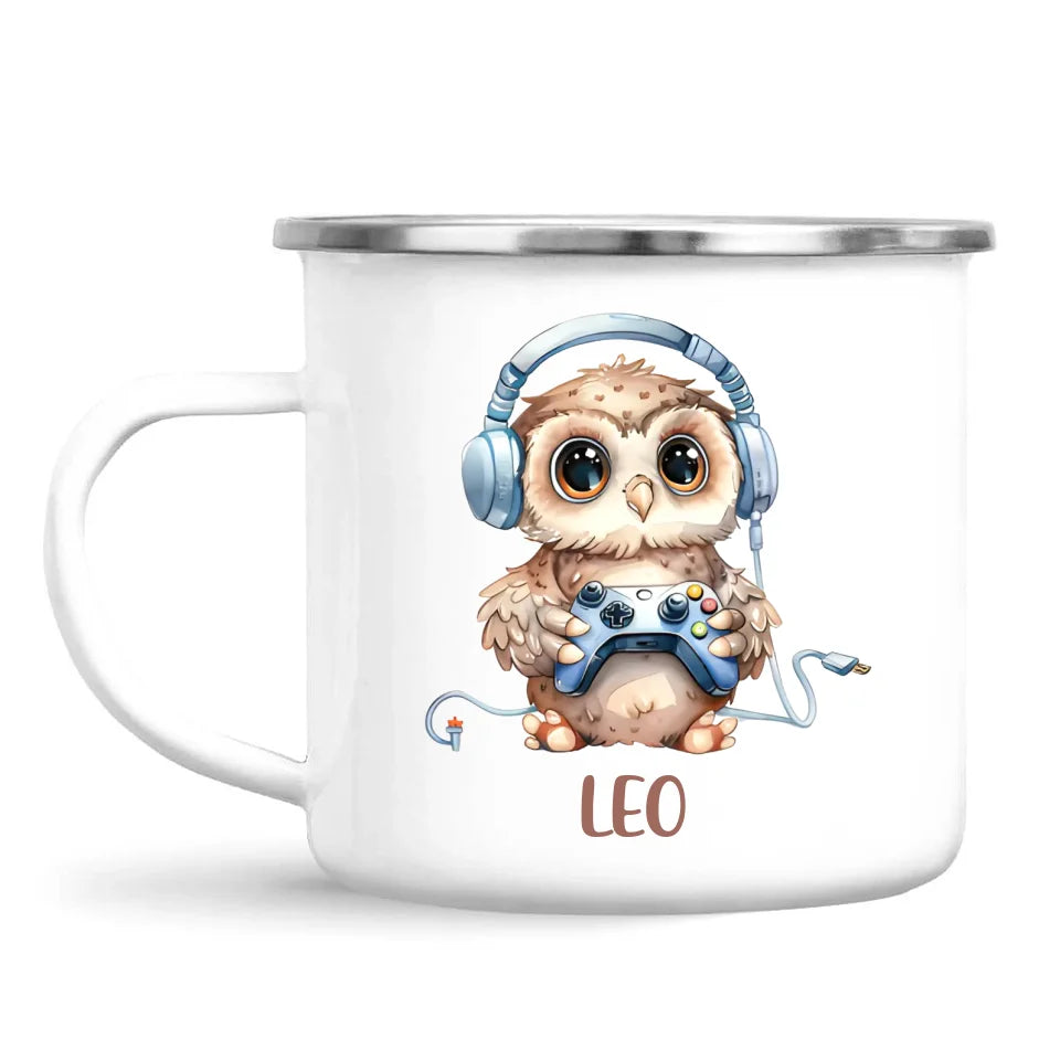 Owl Gaming Oasis - Personalised Kids Mug