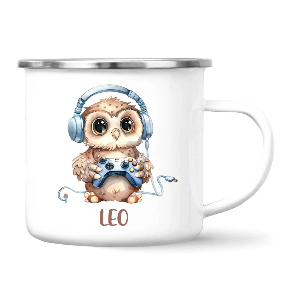 Owl Gaming Oasis - Personalised Kids Mug