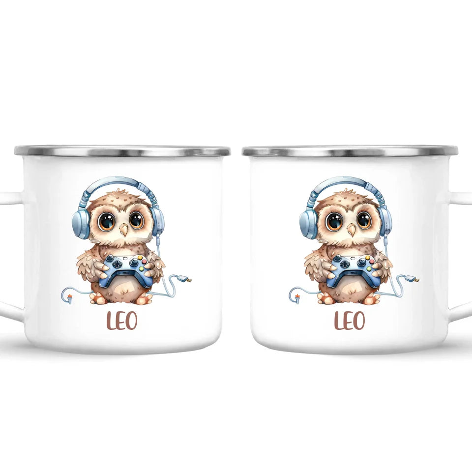 Owl Gaming Oasis - Personalised Kids Mug