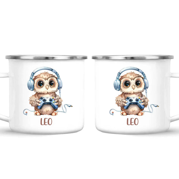 Owl Gaming Oasis - Personalised Kids Mug