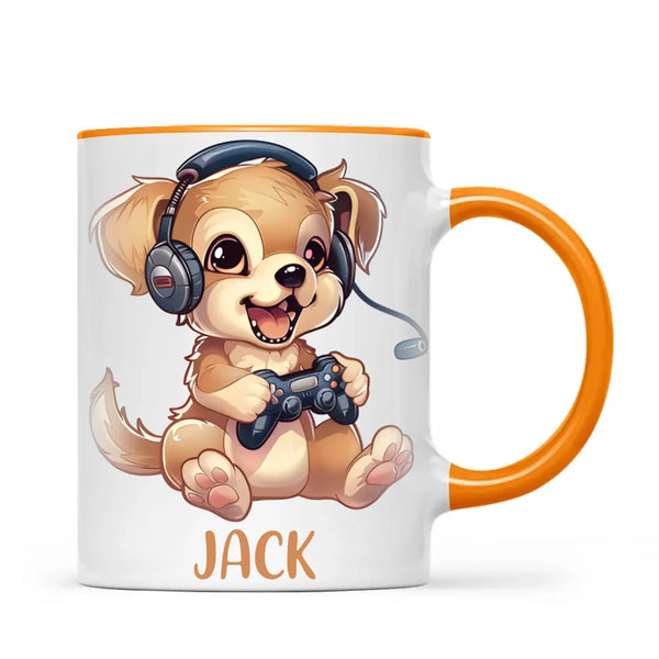 Gamer Pup Fun - Personalised Kids Mug