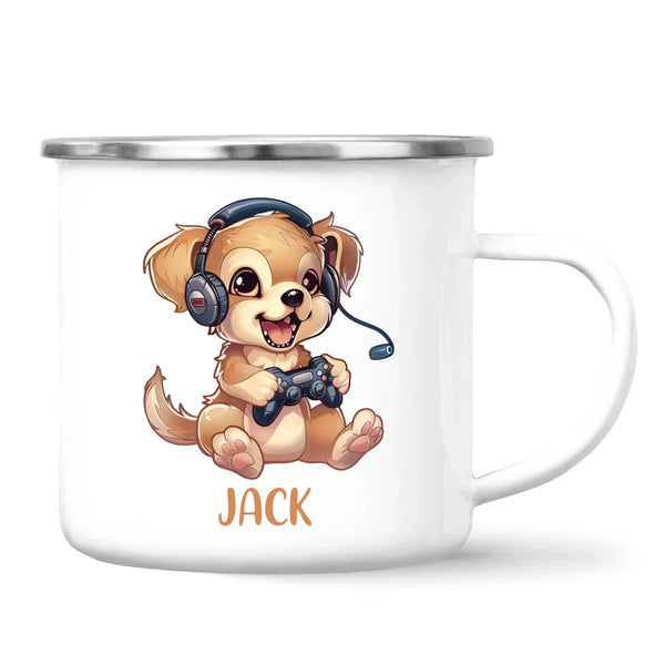 Gamer Pup Fun - Personalised Kids Mug