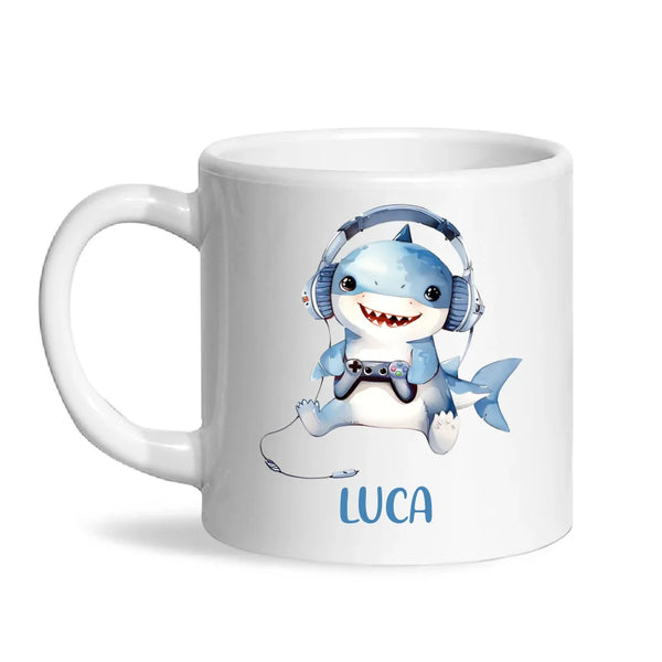 Sharkie Game Zone - Personalised Kids Mug